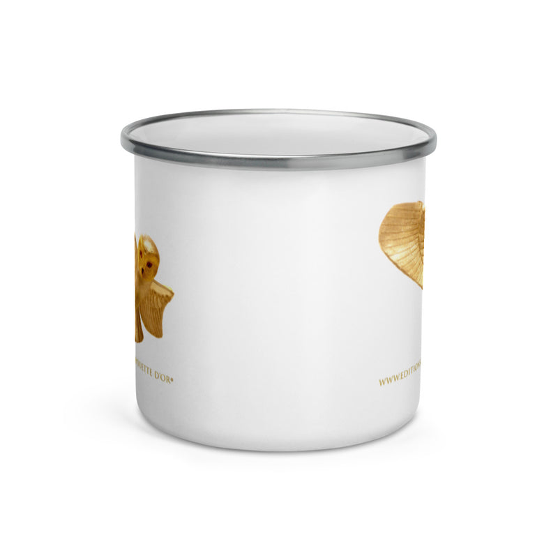 Enamelled mug On the Trail of the Golden Owl®