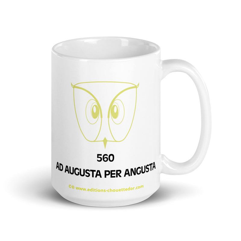 On the Trail of the Golden Owl® Mug Riddle 560 AD AUGUSTA PER ANGUSTA